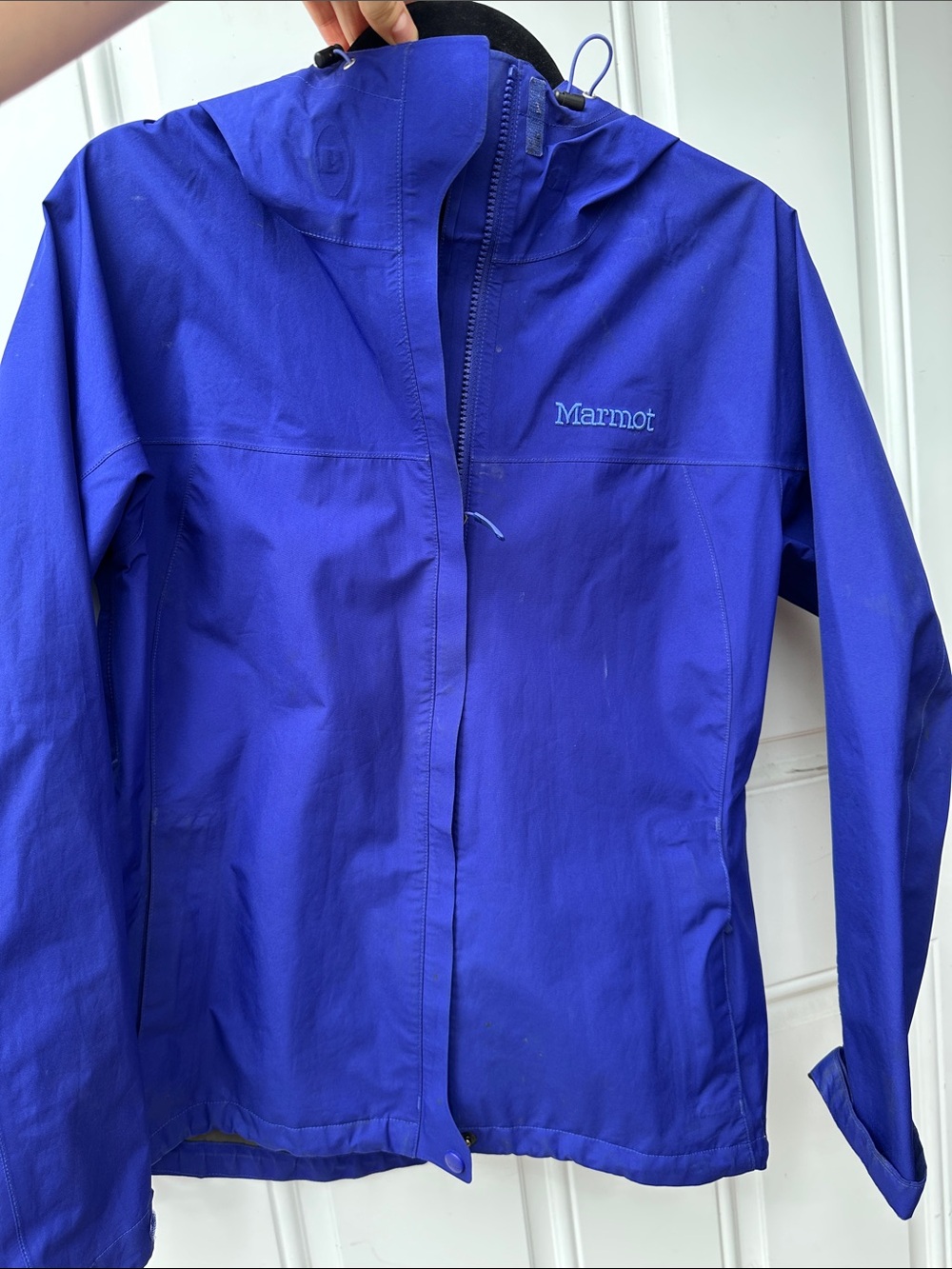 Marmot purple Waterproof Hooded Shell Jacket